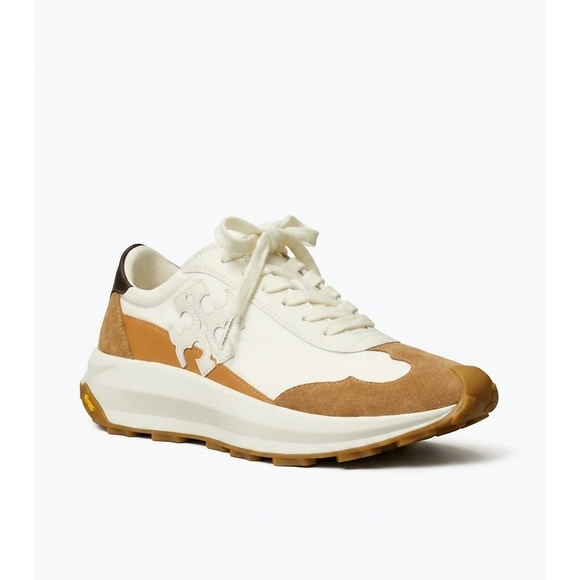TORY BURCH Shoes - NEW TORY BURCH women's trainer shoe in blanc/cafe mocha